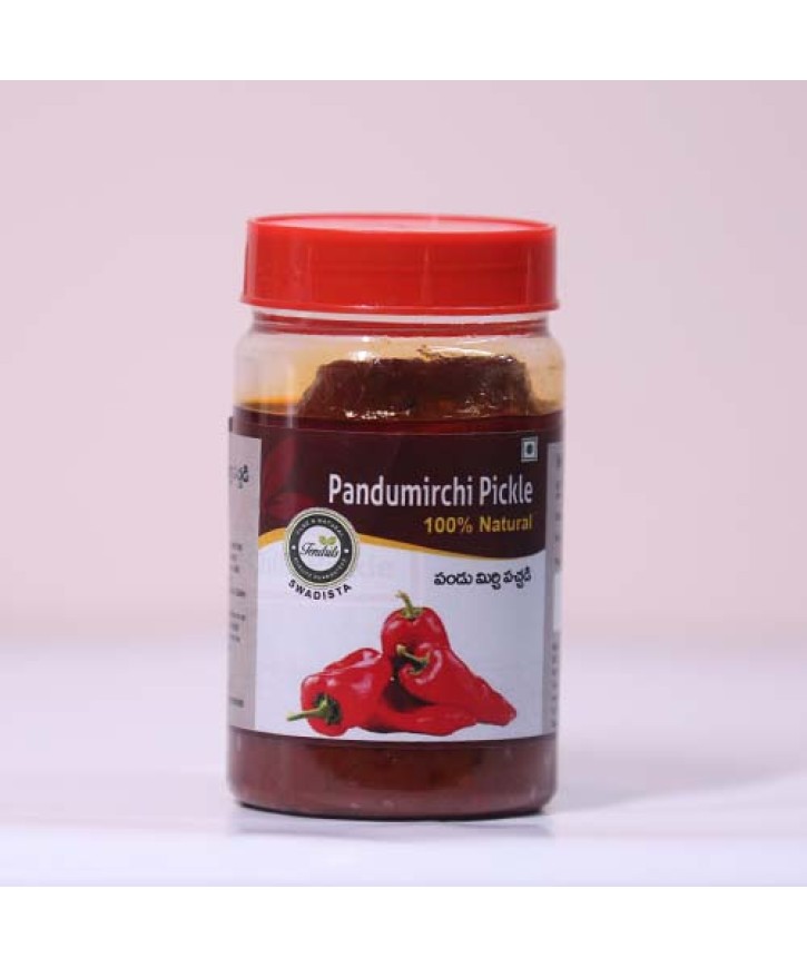 RED CHILLI PICKLE / PANDUMIRAPAKAI PICKLE